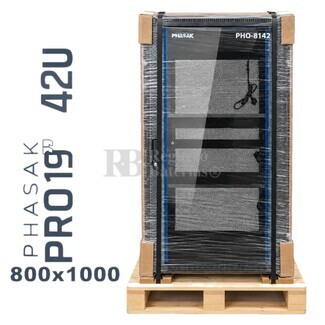 Armario Rack 42U 800x1000 | Phasak Pro PHO-8142 19 In